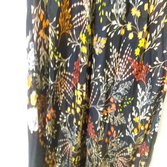 JOHNNY WAS MIXED PRINT BLACK SILK TANK DRESS SIZE SMALL EUC - Picture 12 of 14